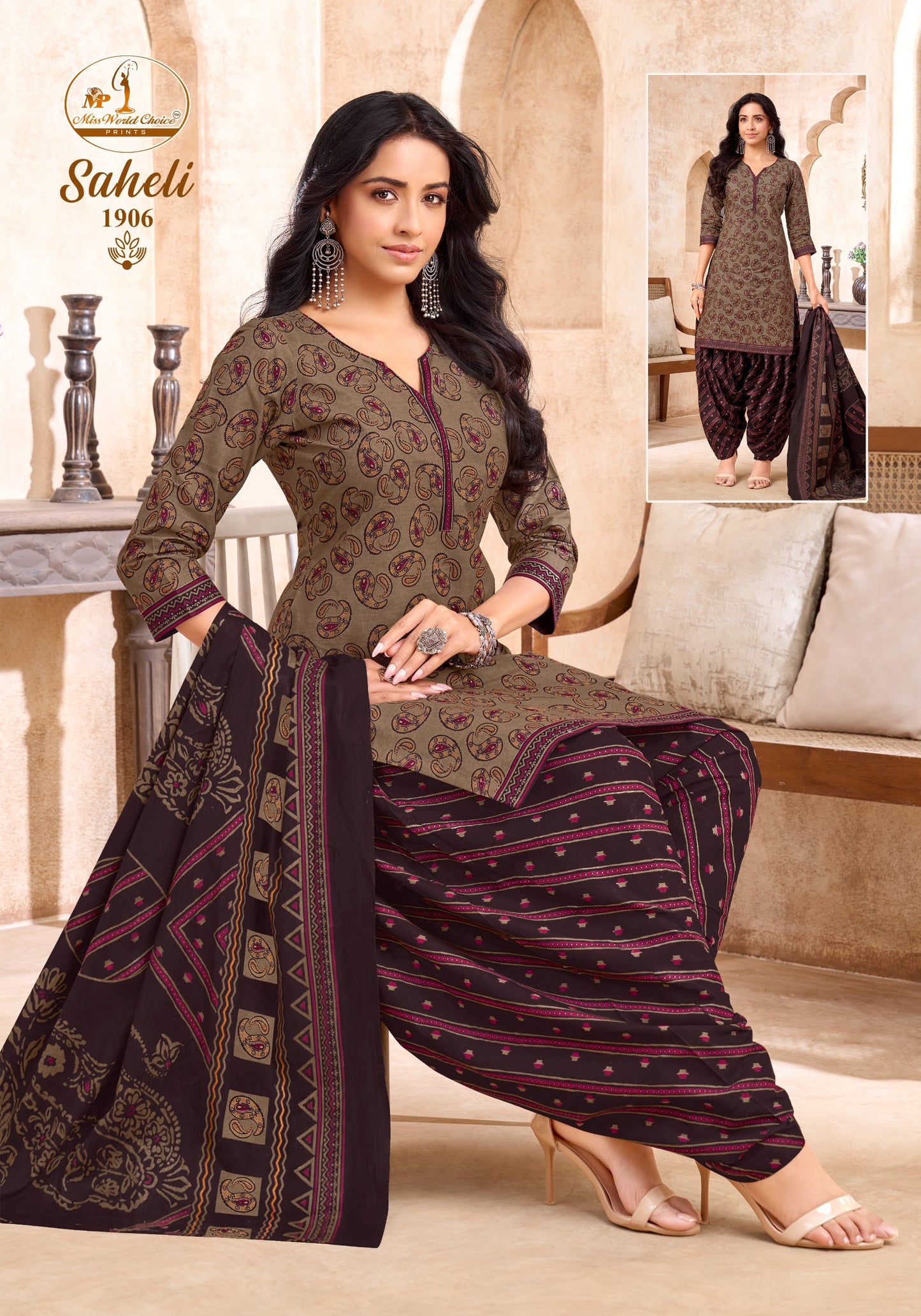 ₹499! Jiafashion printed Cotton Dress Materials