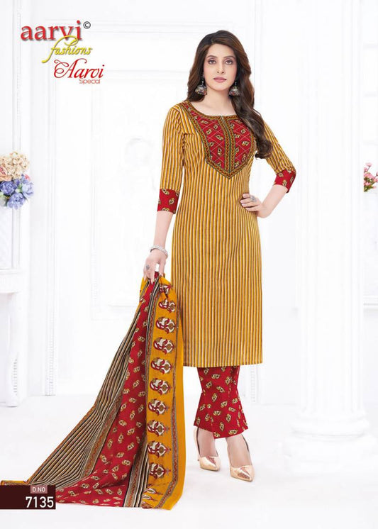 ₹549! Aarvi special cotton dress materials