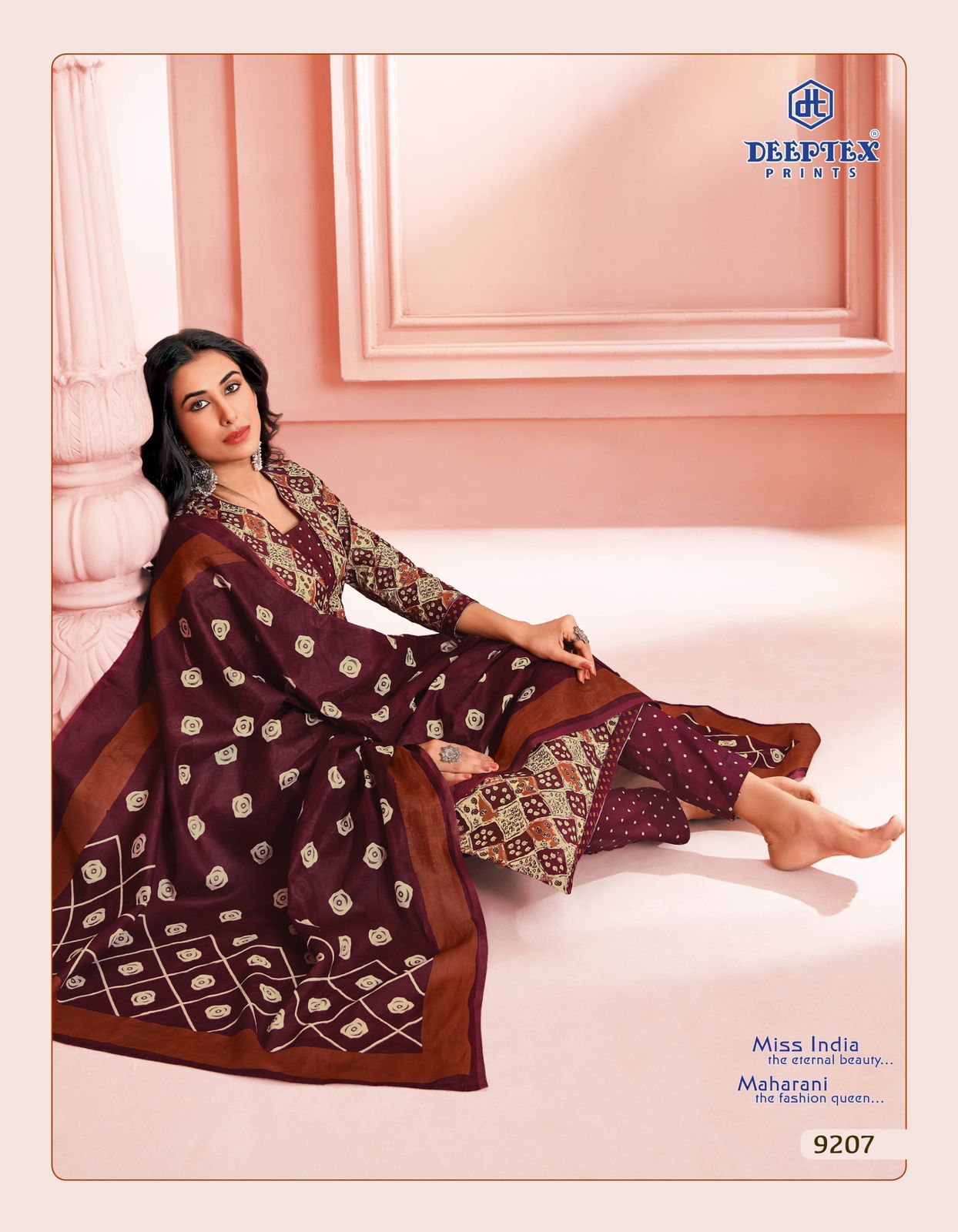 ₹525! Deeptex cotton printed dress materials