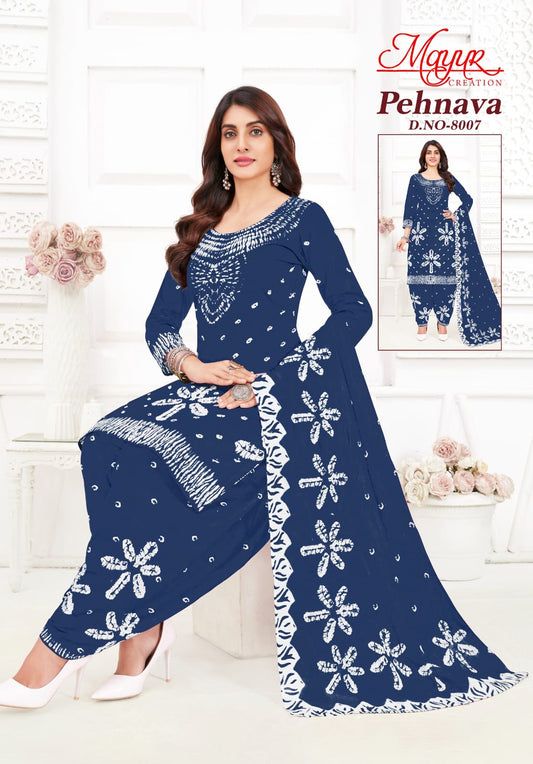 ₹549! Jiafashion bandhani Cotton Dress Materials