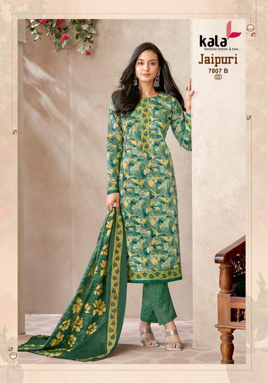 ₹549! Jiafashion jaipuri Cotton Dress Materials