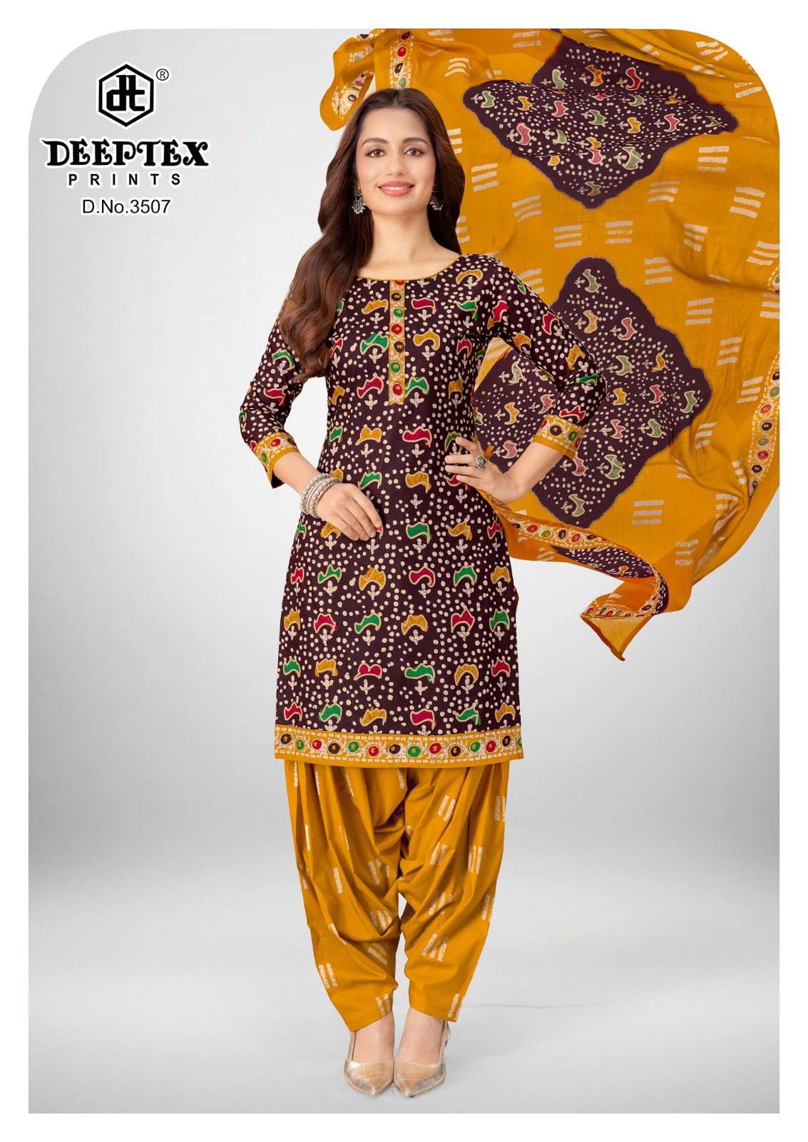 ₹549! Deeptex Batik Cotton Dress Materials