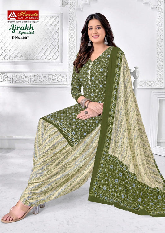 ₹499! Jiafashion ajrakh cotton dress materials