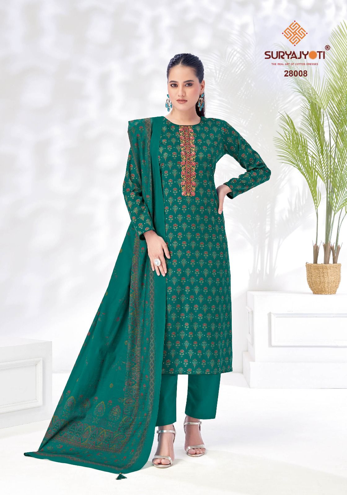 ₹1099! Suryajyoti cotton designer suits