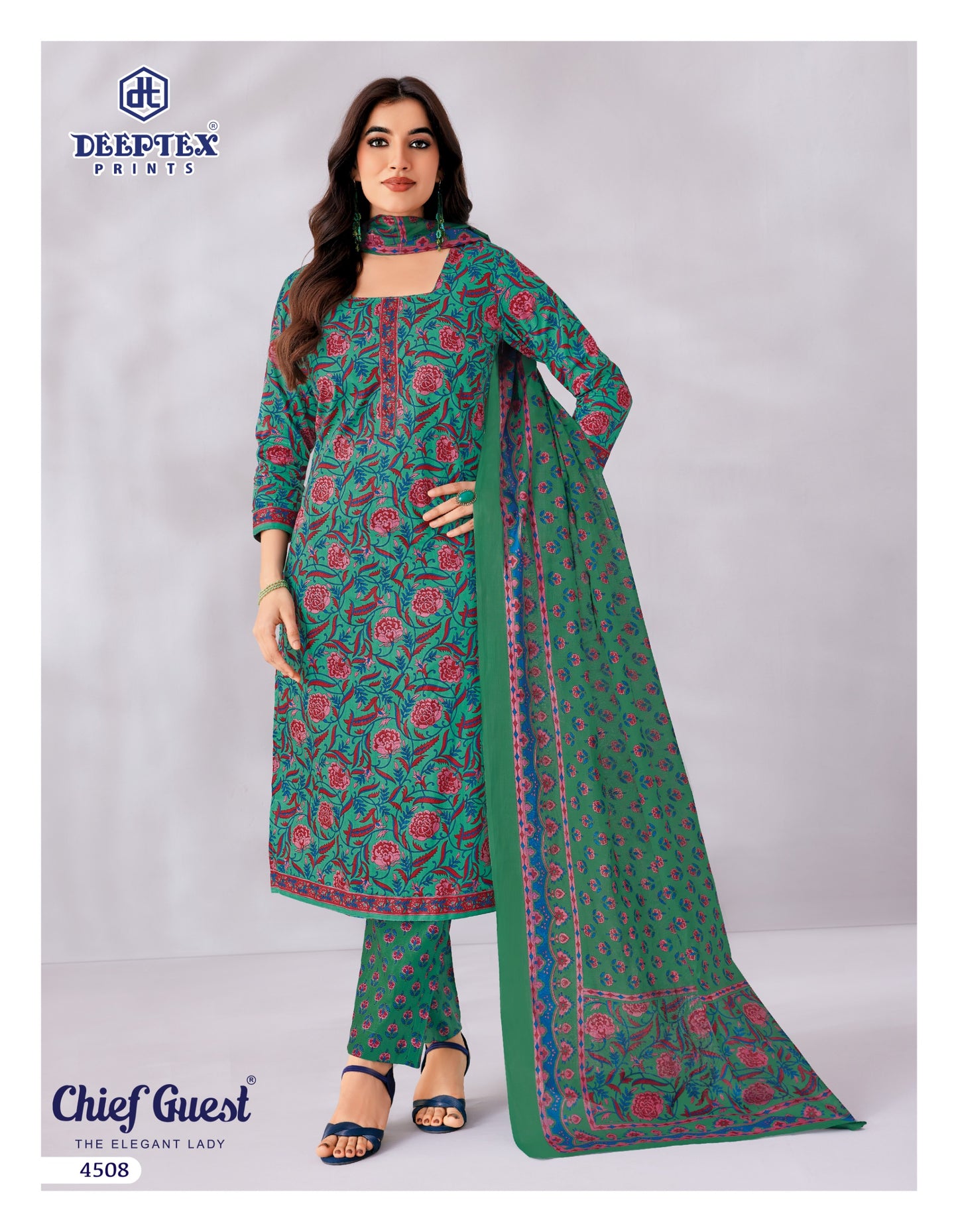 ₹625! Deeptex Cambric Cotton Dress Materials