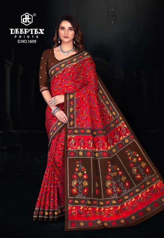 ₹449! Deeptex Cotton printed sarees