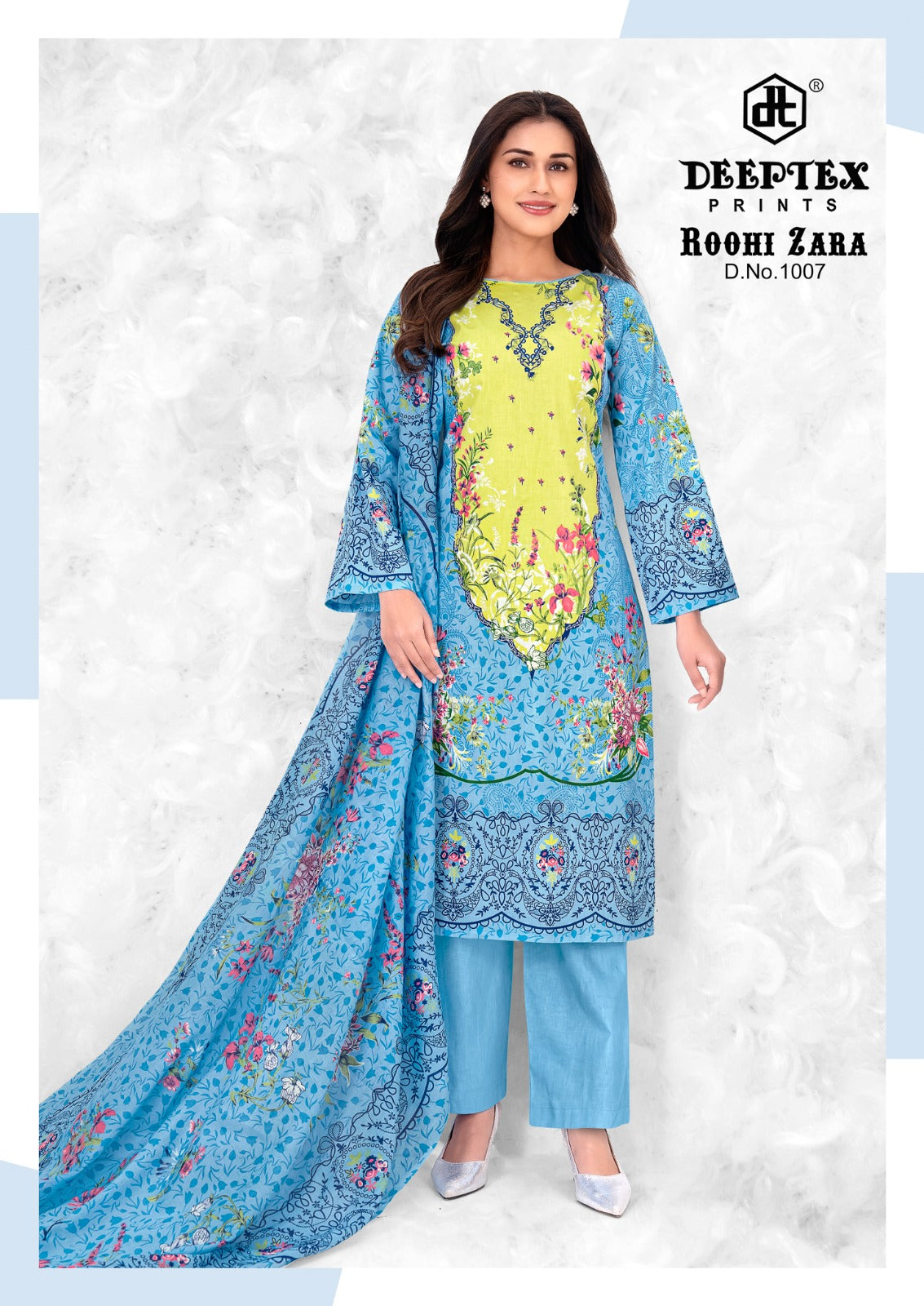 ₹625! Deeptex Karachi Cotton Printed Dress Materials