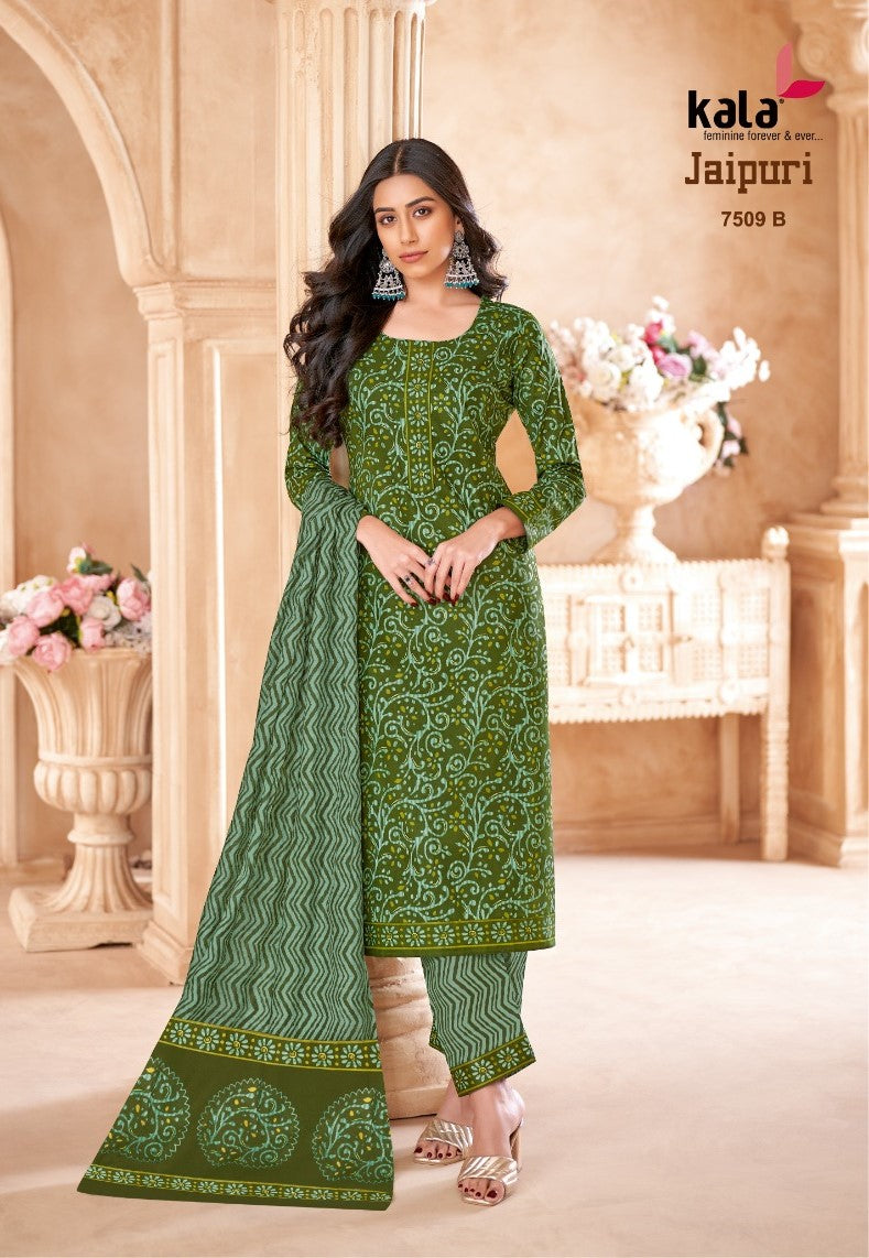 ₹549! Jiafashion jaipuri Cotton Dress Materials