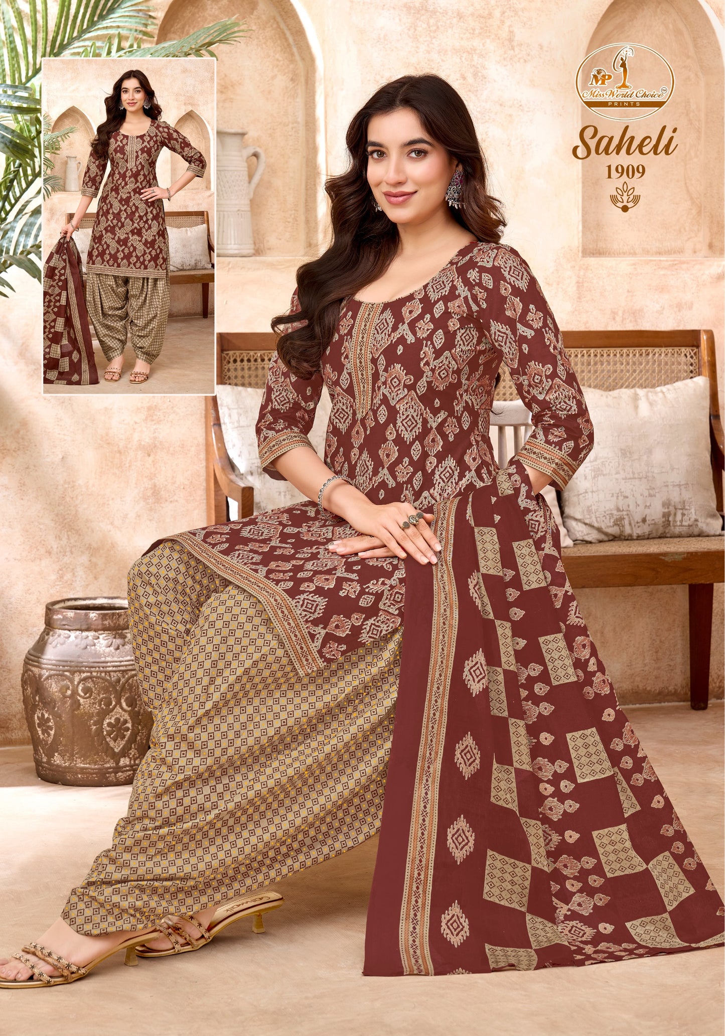 ₹499! Jiafashion printed Cotton Dress Materials
