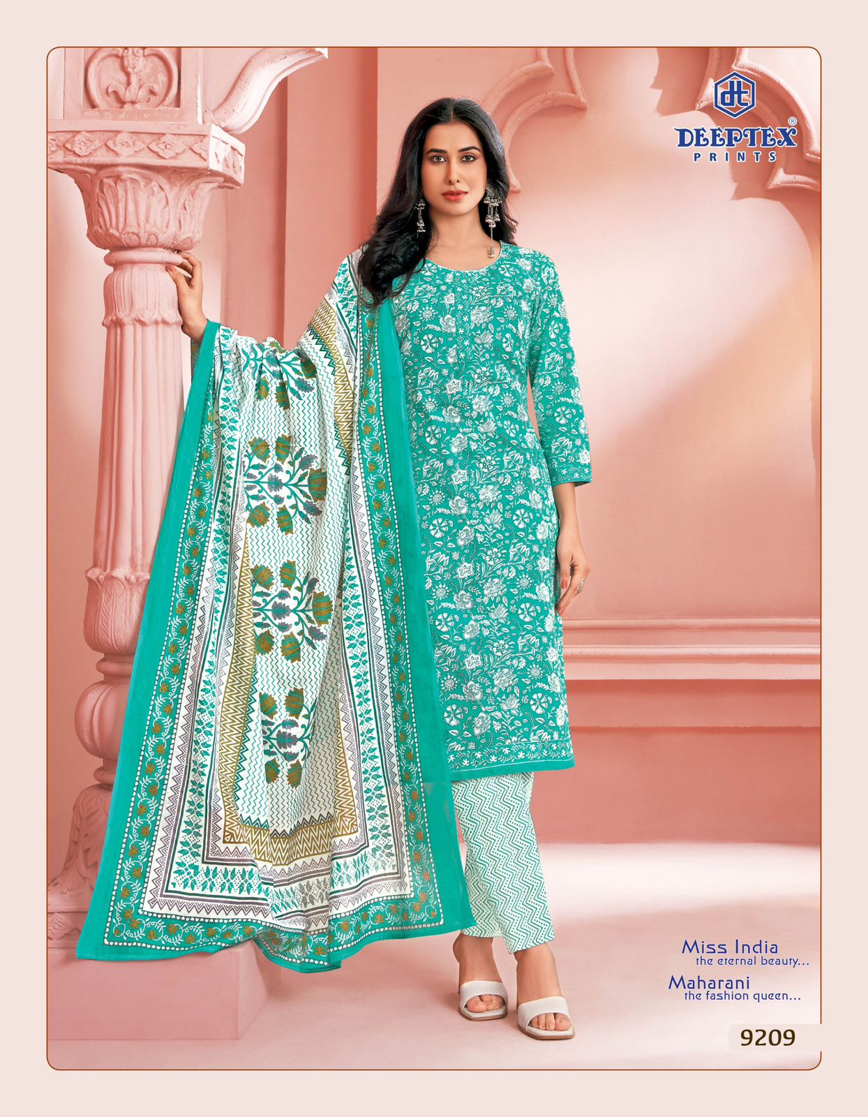 ₹525! Deeptex cotton printed dress material
