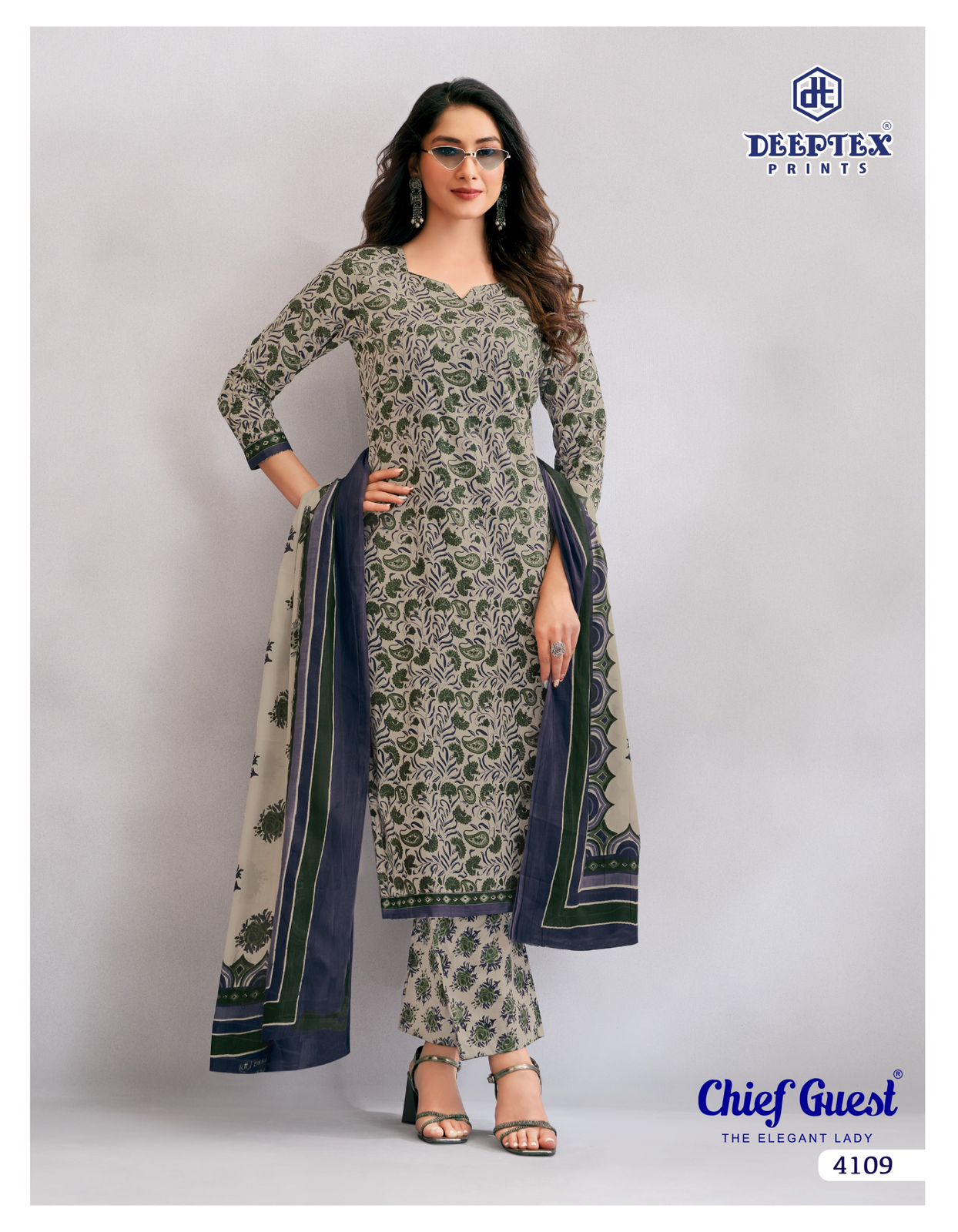 ₹599! Deeptex cambric cottn printed dress materials