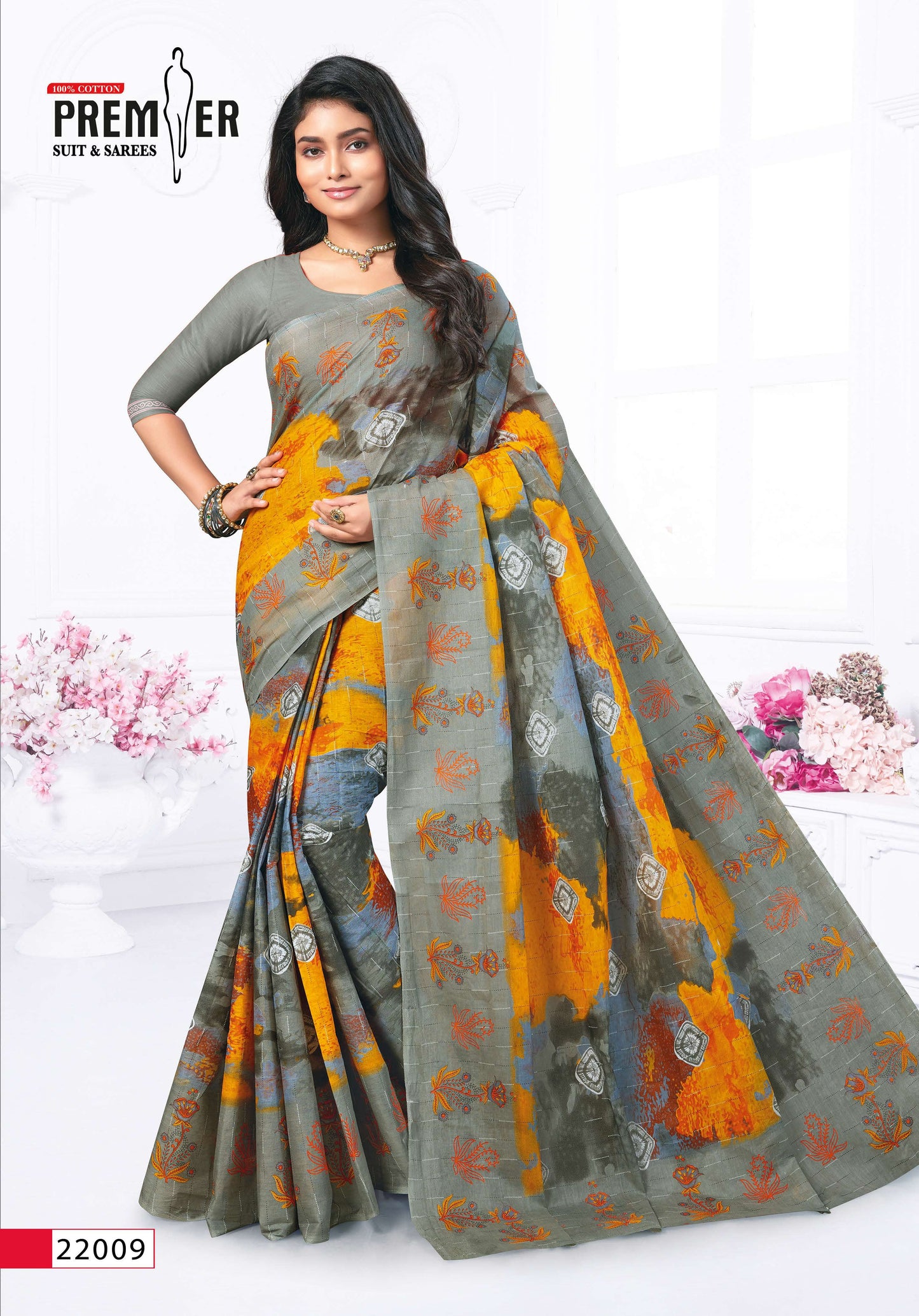 ₹499! Jiafashion cotton printed sarees