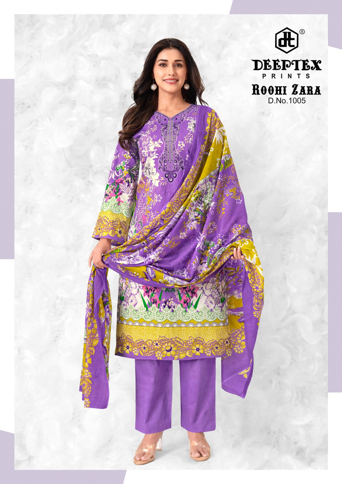 ₹625! Deeptex Karachi Cotton Printed Dress Materials