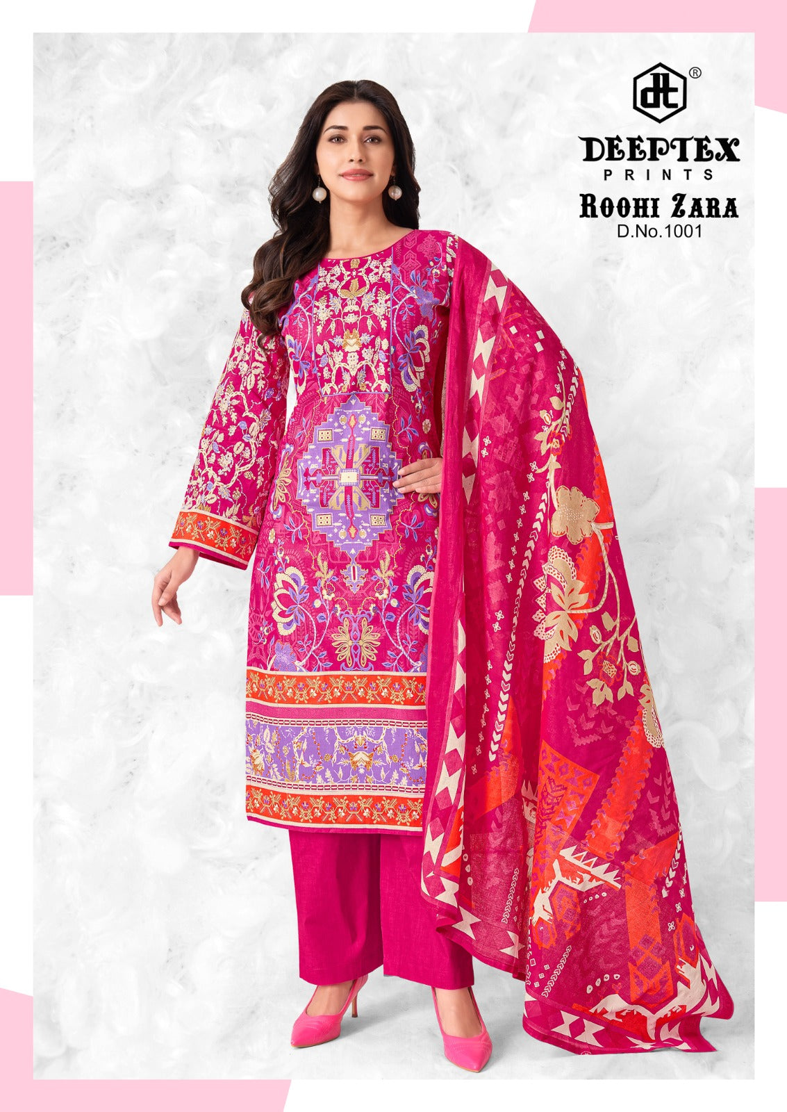 ₹625! Deeptex Karachi Cotton Printed Dress Materials
