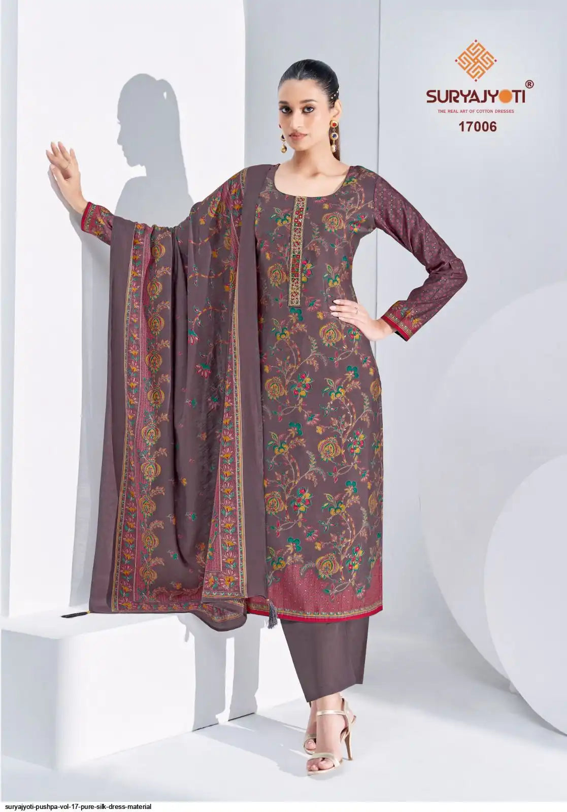 ₹1099! Suryajyoti Silk Designer Ethnic Cotton Suits