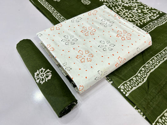 ₹525! Jiafashion Batik Cotton  Dress Materials