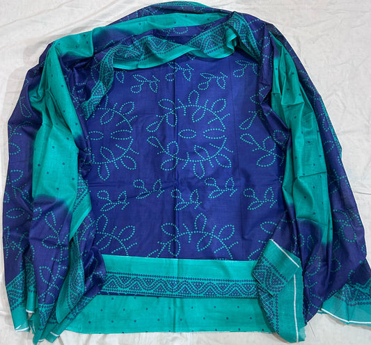 ₹525! Deeptex bandhani cotton printed dress materials