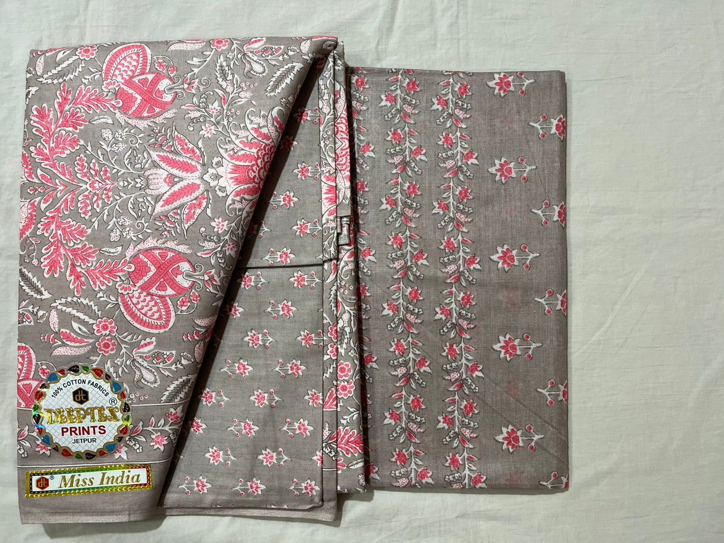 ₹525! Deeptex cotton printed dress materials