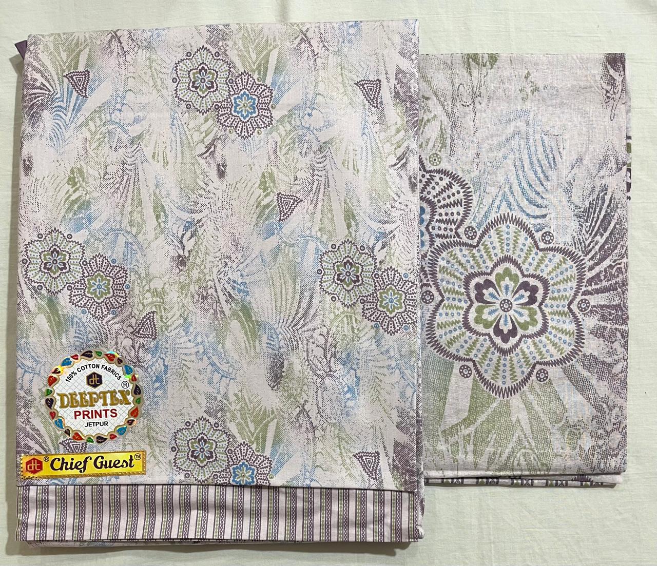 ₹599! Deeptex cambric cottn printed dress materials