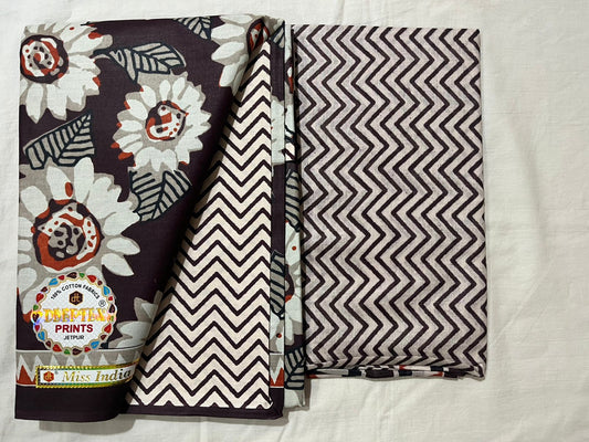 ₹525! Deeptex cotton printed dress materials