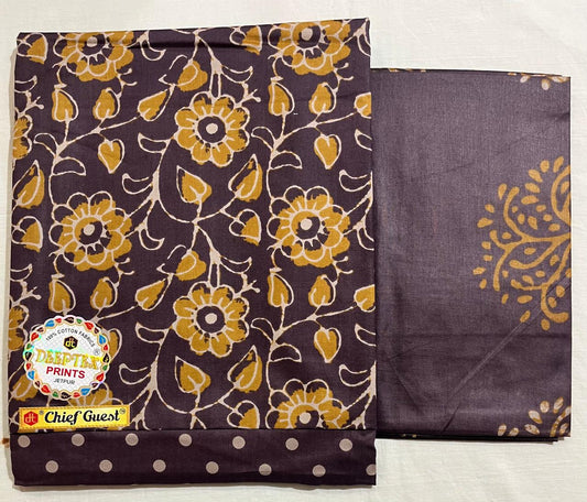 ₹599! Deeptex cambric cottn printed dress materials