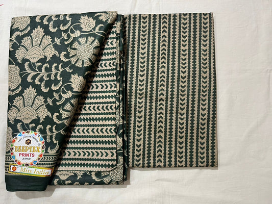 ₹525! Deeptex cotton printed dress materials