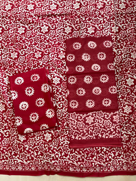 ₹525! Deeptex cotton printed dress material