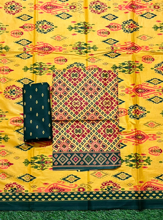 ₹549! Deeptex Cotton Printed Dress Materials
