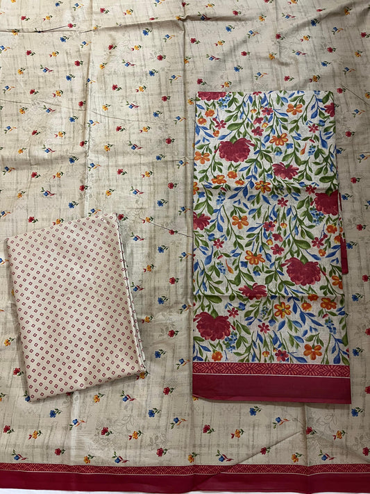 ₹525! Deeptex cotton printed dress material