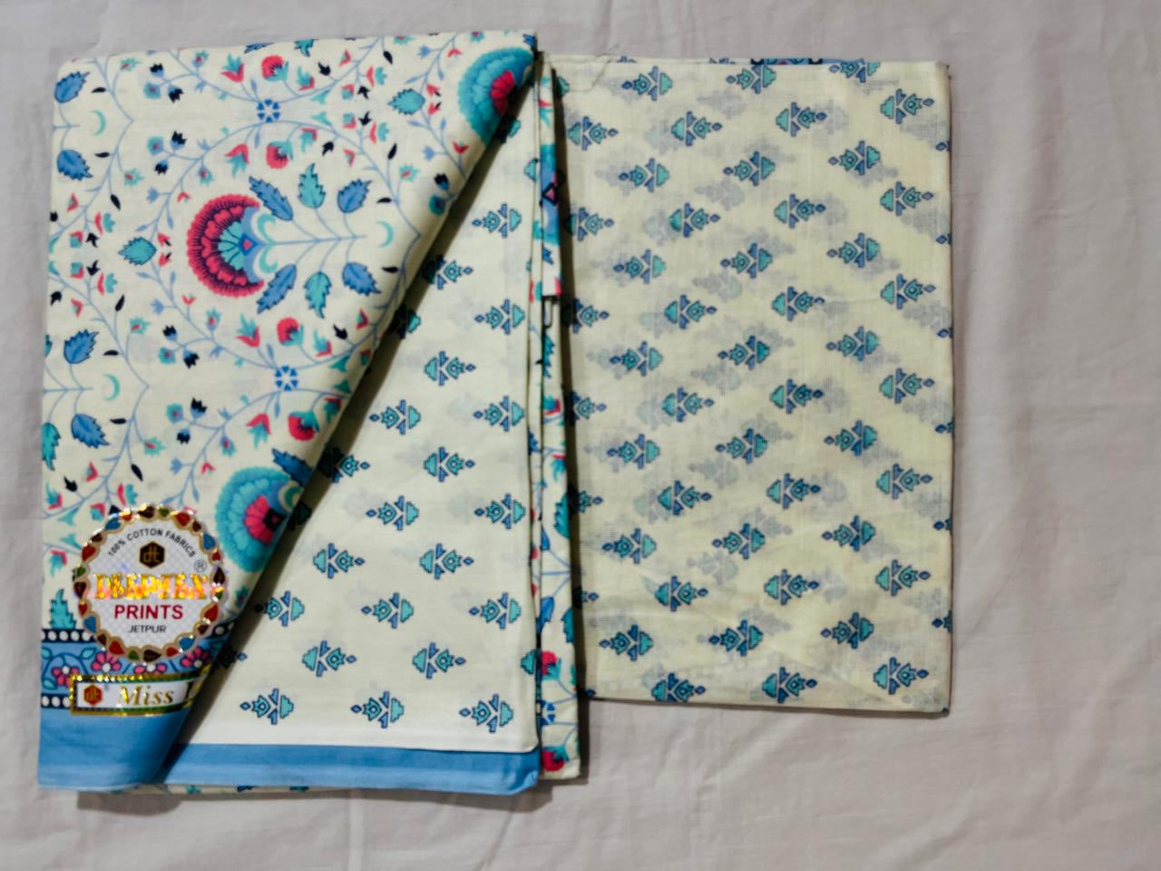 ₹575! Deeptex cotton printed dress materials