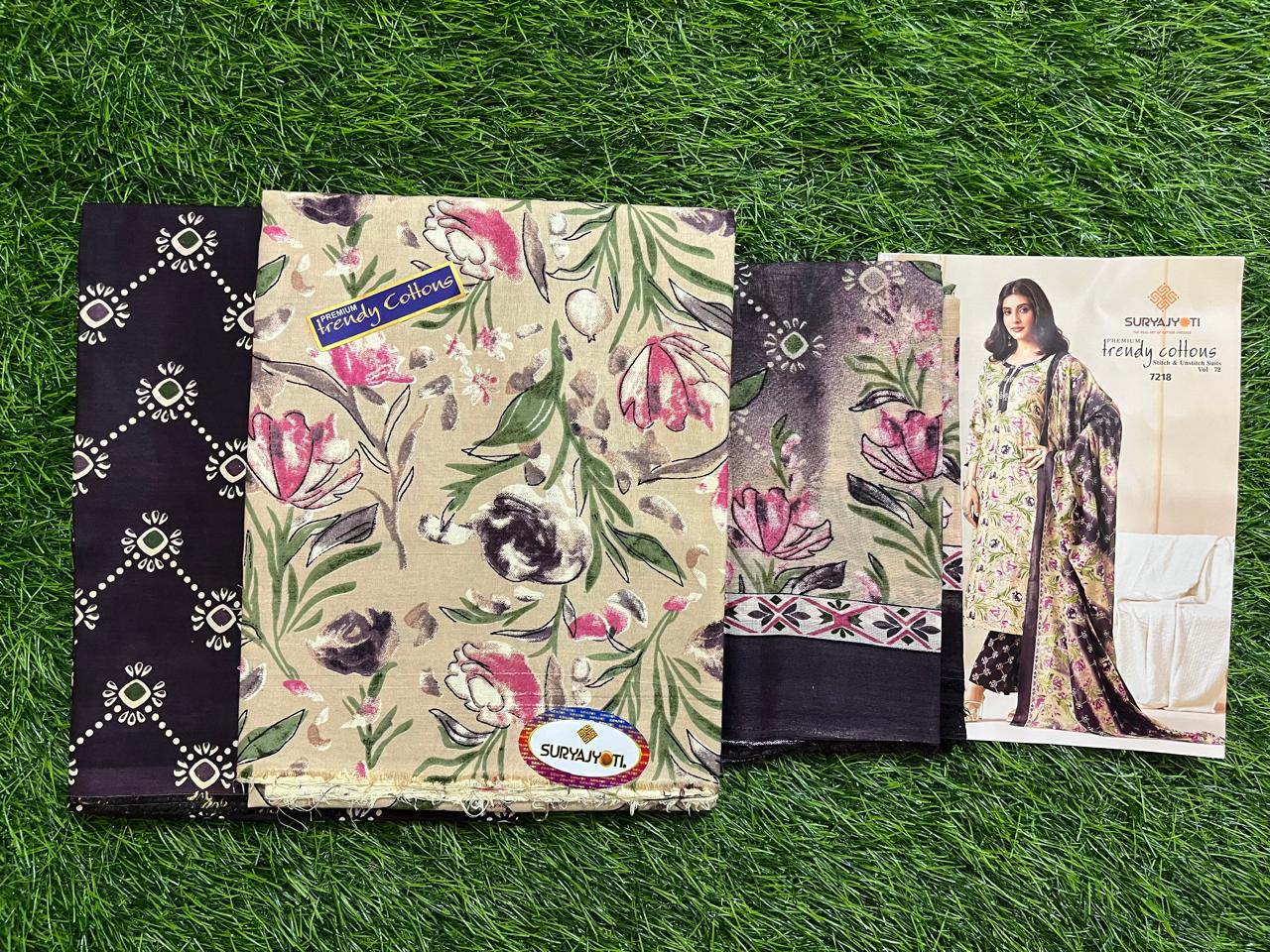 ₹699! Suryajyoti Trendy Cotton Dress Materials