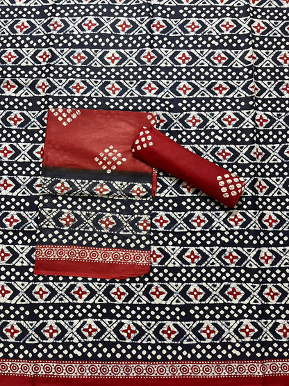 ₹575! Deeptex Batik Cotton Printed Suits