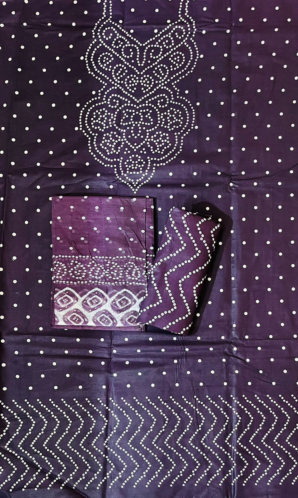 ₹525! Jiafashion Cotton Bandhani Materials