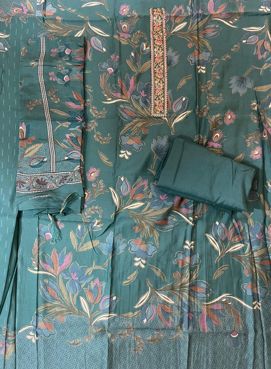 ₹1049! Suryajyoti designer silk dress materials