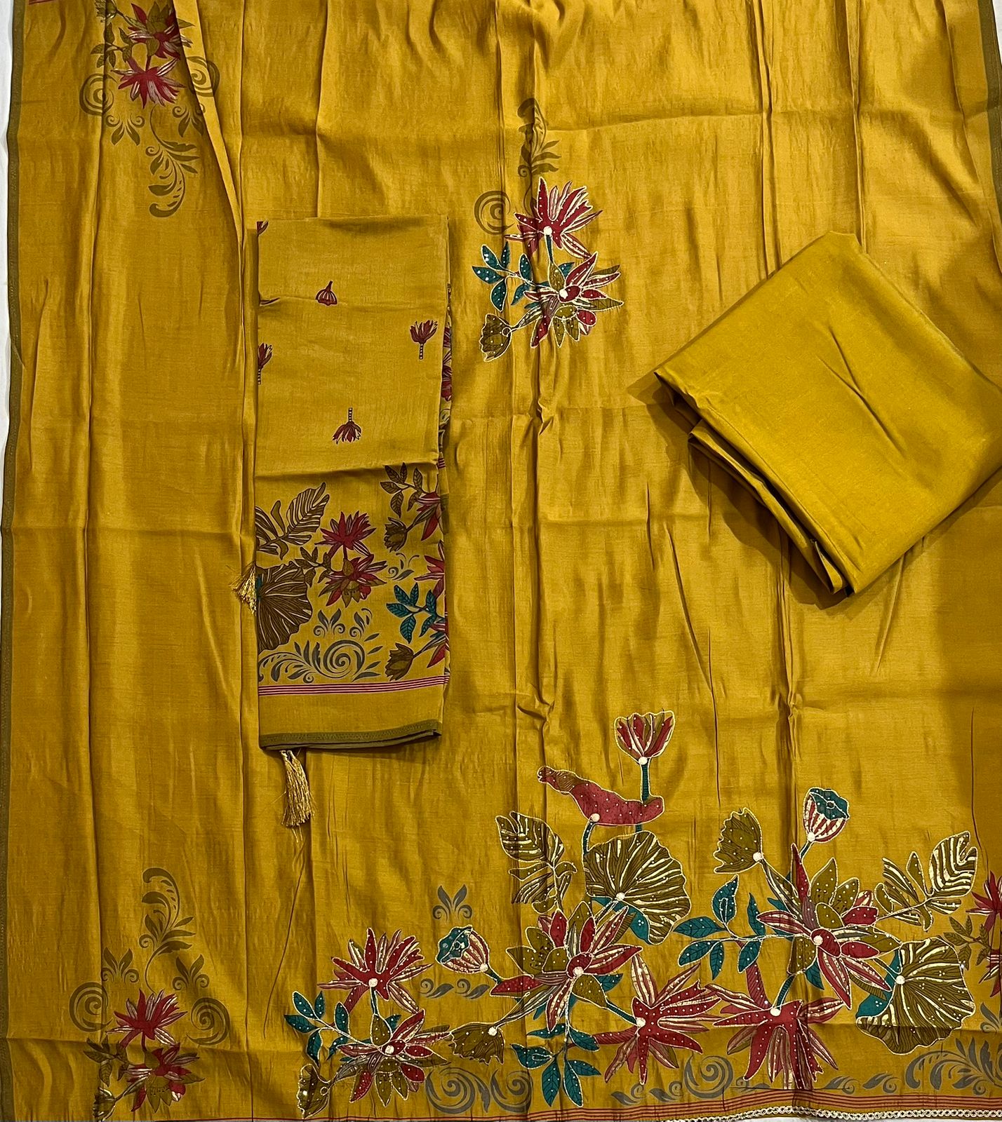 ₹1199! Jiafashion Silk Designer Dress Materials