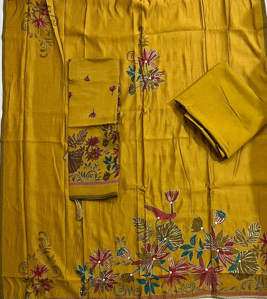 ₹1199! Jiafashion Silk Designer Dress Materials