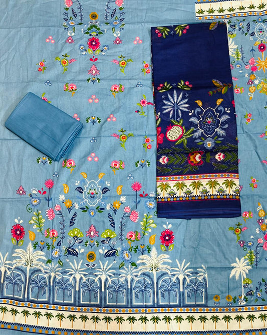 ₹599! Deeptex Karachi Cotton Dress Materials