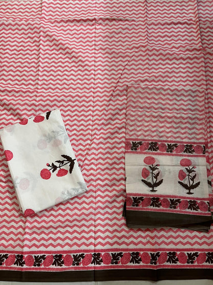 ₹525! Deeptex cotton printed dress material