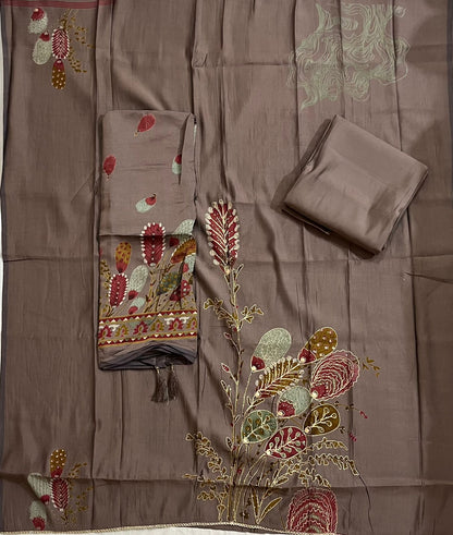 ₹1199! Jiafashion Silk Designer Dress Materials