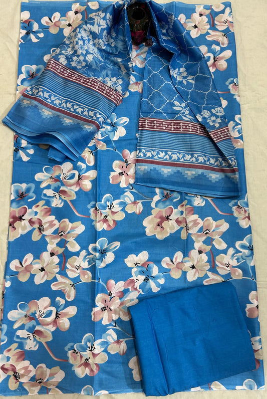 ₹ 599! Deeptex Lawn Cotton Dress Materials