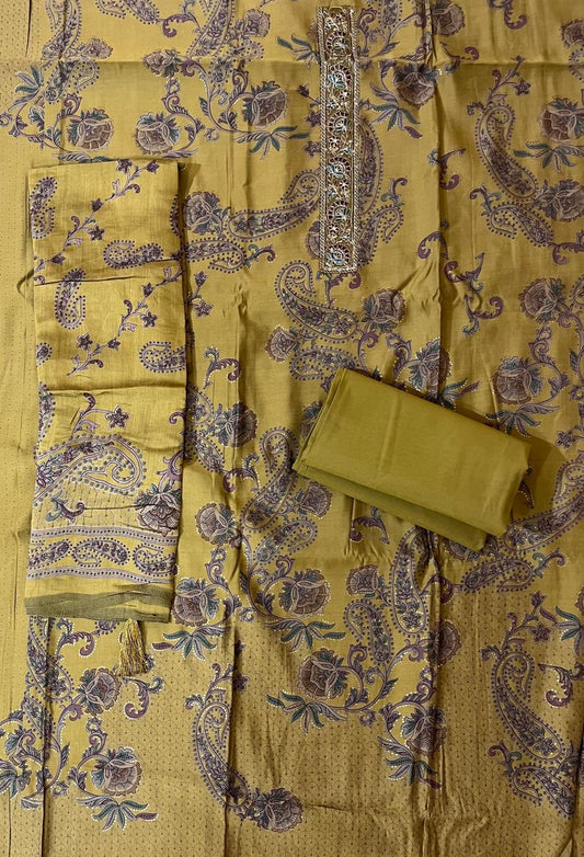 ₹1049! Suryajyoti designer silk dress materials
