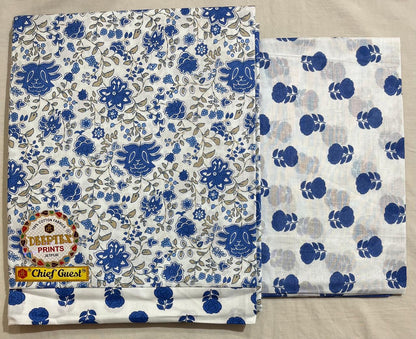 ₹599! Deeptex cambric cottn printed dress materials