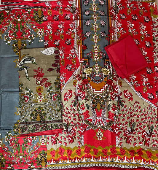 ₹549! Jiafashion karachi Cotton Dress Materials