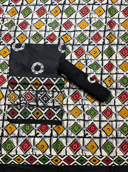 ₹575! Deeptex Batik Cotton Printed Suits