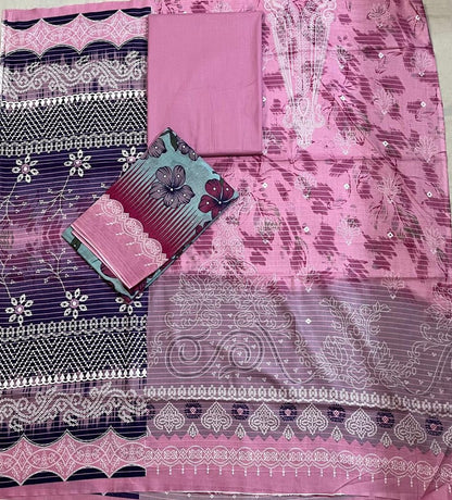 ₹599! Jiafashion Luxury Lawn Cotton  Dress Materials