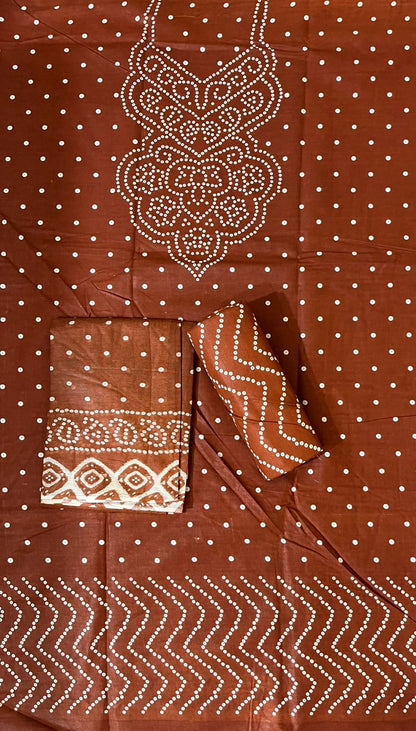 ₹575! Jiafashion Cotton Bandhani Materials