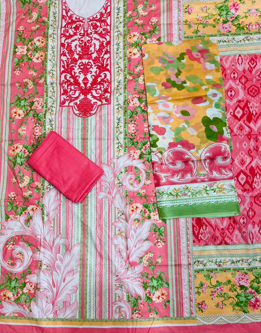 ₹699! Deeptex Karachi Cotton Dress Materials