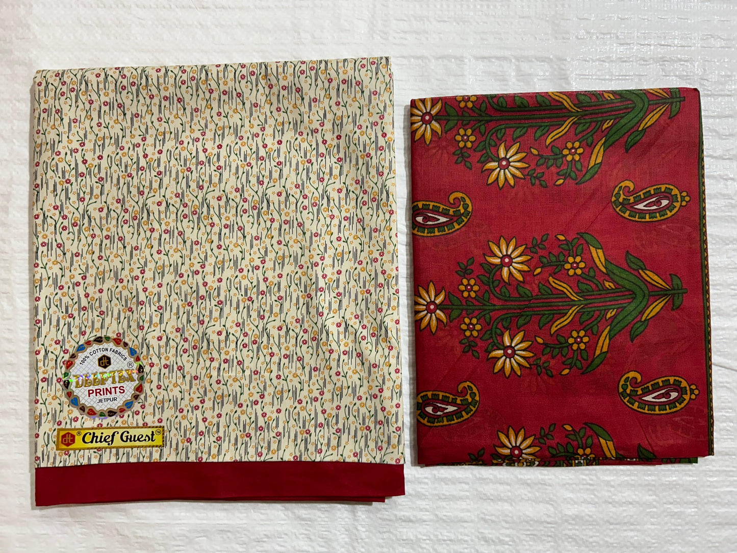 ₹599! Deeptex Cambric Cottn Ethnic Suits