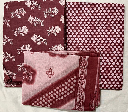₹670! Suryajyoti jaipuri cotton printed dress materials