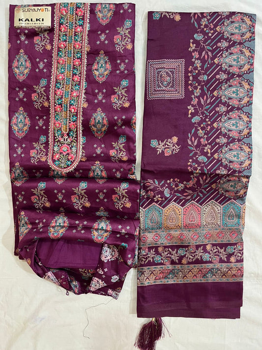 ₹1099! Jiafashion Cotton Designer Dress Materials